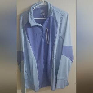 Full Beauty Sport Womens Purple Sport Zip Up Jacket Large(18/20) A-4